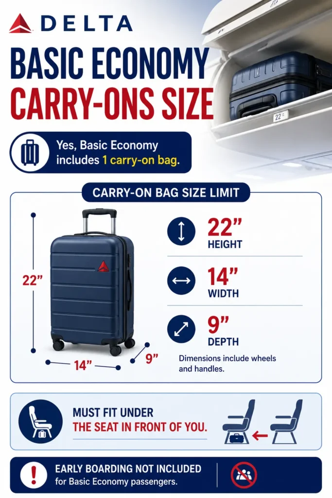 Delta Basic Economy Carry Ons