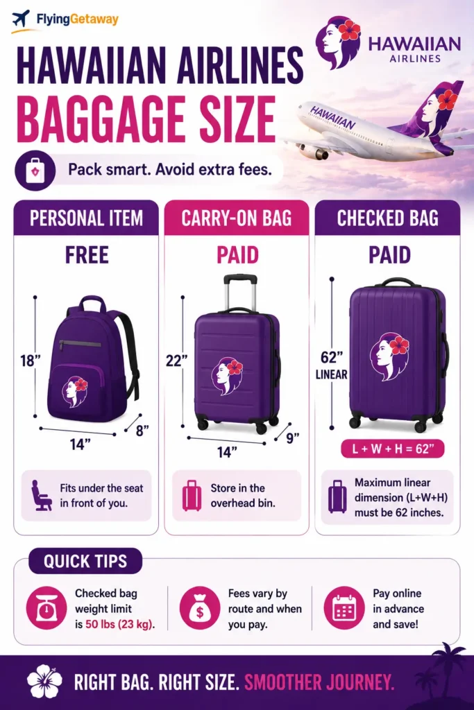 Hawaiian Airlines baggage policy