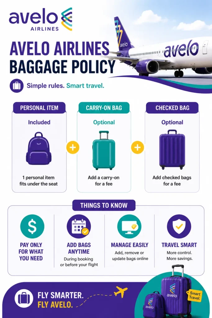 Avelo Airlines baggage policy