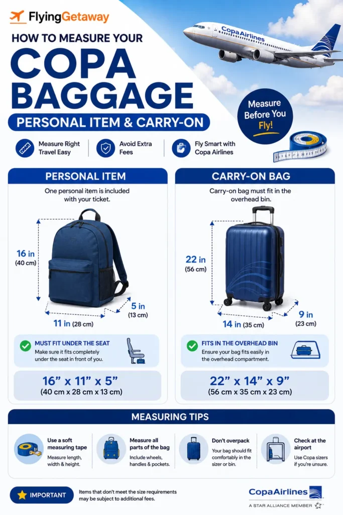 Copa Airlines baggage policy