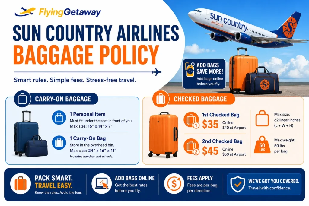 Sun Country Airlines Baggage Policy