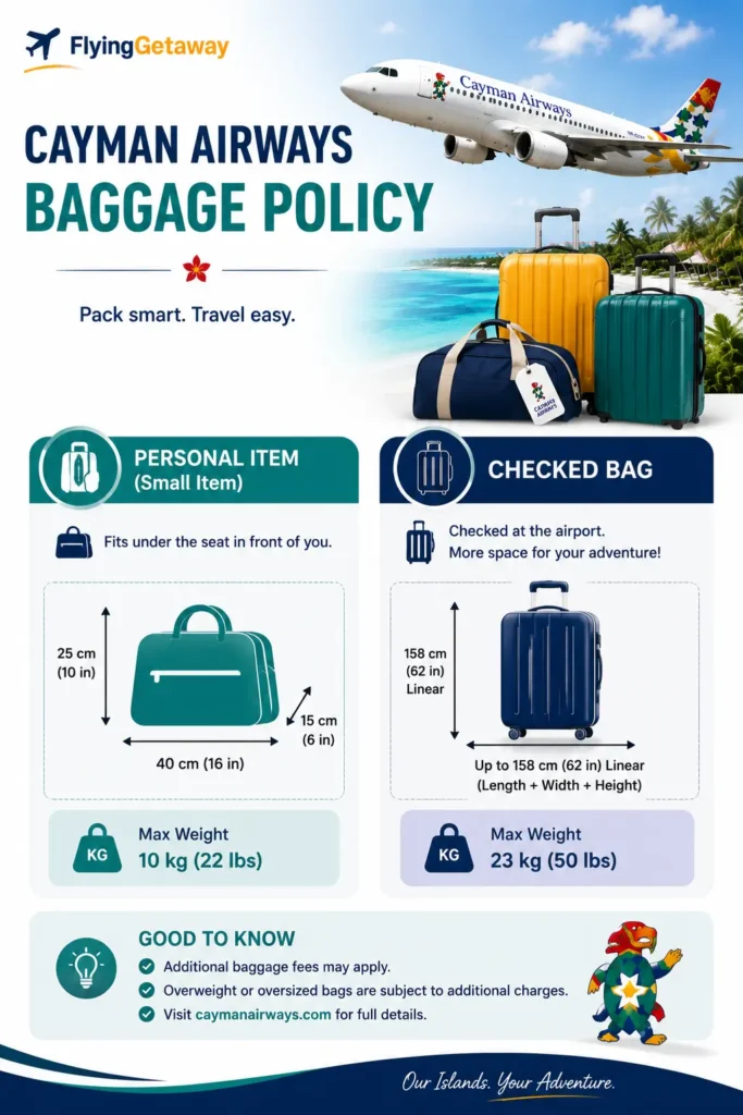 Cayman Airways baggage policy