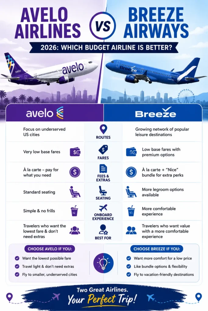 Avelo Airlines vs Breeze Airways